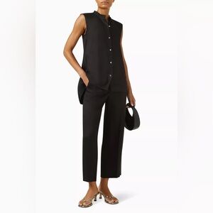 THEORY Sleeveless Asymmetrical Shirt - part of matching set
